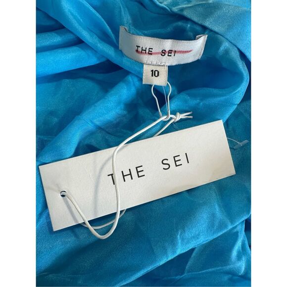 The Sei Draped Silk Wrap Gown Size 10 $1219 - Picture 12 of 12